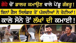 Dairy farming business - ਗੋਹੇ ਚੋਂ ਡਾਲਰ ਕਮਾਉਣ ਵਾਲੇ ਪੇਂਡੂ ਗੱਭਰੂ ! Reddu Dairy Farm | milking | sirlekh