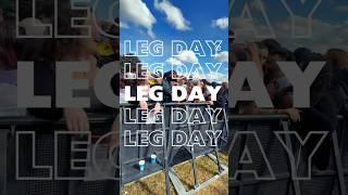 Me when festival season comes around… “LEG DAY” Out Now! #cinematic #festival #london