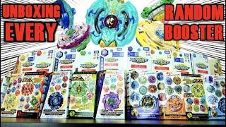 Unboxing ALL Beyblade Random Boosters!