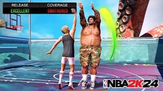 I Made a Glitched 400 POUND SHARPSHOOTER on NBA 2K24..