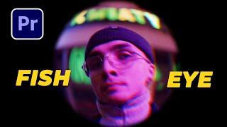 Easy FISH EYE Lens Distortion Effect in Adobe Premiere Pro