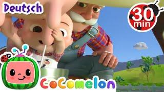Old McDonald | CoComelon - JJ's Animal Time Deutsch | Cartoons und Kinderlieder
