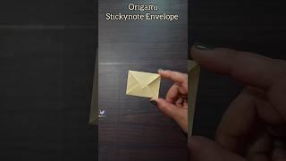 Quick Origami Sticky Note Envelope: Easy Paper Folding! ️