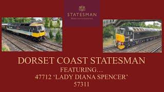 Class 47 + 57 | 47712 + 57311 | Dorset Coast Statesman | LSL