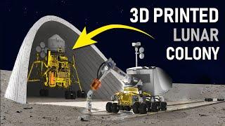 The truth about 3D printing a lunar base with MOON DUST