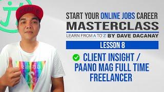 Start Your Online Jobs Career From A to Z Masterclass For Beginners No Experience Students Lesson 8