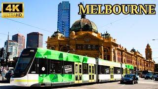 Melbourne Australia CHRISTMAS WALK 2024 | 4K Video With CAPTIONS