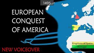 European conquest of America - Summary on a Map