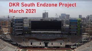 Darrell K. Royal-Texas Memorial Stadium South Endzone Construction Timelapse (March 2021)