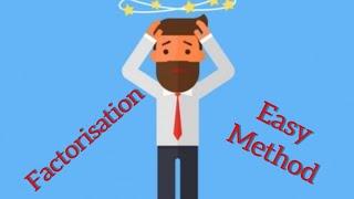 Easy Way "FACTORISATION" Splitting The Middle term.
