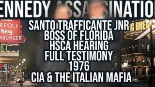 Santo Trafficante Jnr - Boss Of Florida HSCA 1976 Hearing Testimony #JFKASAASSINATION #florida #CIA