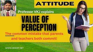 Get to know the value of Perception and Attitude in business management. English version!