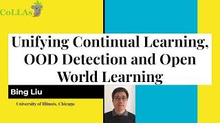 Unifying Continual Learning, OOD Detection and Open World Learning - Bing Liu - CoLLAs 2023