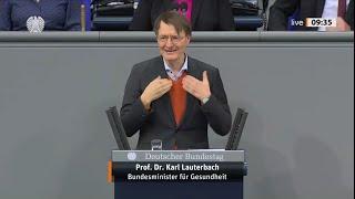 IRRSINN SPD : REDE KARL LAUTERBACH ( SPD ) AM 15.NOVEMBER IM DEUTSCHEN BUNDESTAG IN BERLIN.