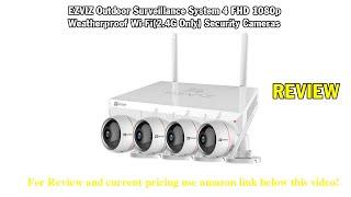 Review EZVIZ Outdoor Surveillance System 4 FHD 1080p Weatherproof Wi-Fi