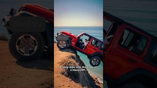 Hero Dog Jumps Into Action to Save Baby From Cliff Fall!#shorts
