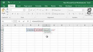 How to Calculate Months Between Two Dates in Excel