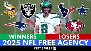 UPDATED 2025 NFL Free Agency Winners & Losers Ft. Patriots, Vikings, Cowboys, 49ers And Raiders