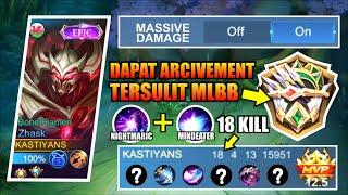 NON STOP KILL MASSIVE DAMAGE MUST TRY!! ZHASK TOP 1 GLOBAL 2022 GAMEPLAY BEST BUILD TERSAKIT MLBB