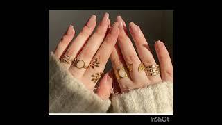 Traditional gold rings jewellery collection #gold #jewellery