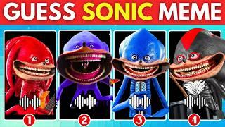 Guess Sonic Meme And Dance Challenge 2 ~Sonic The Hedgehog 3 Movie Quiz |Sonic, Shin Sonic&Sonic.EXE