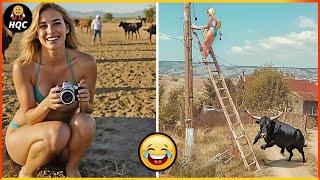 TOTAL IDIOTS AT WORK Caught On Camera  Instant Regret Fails Compilation 2024 #12