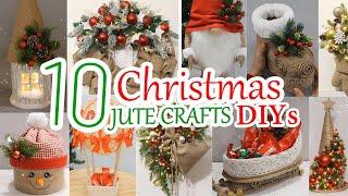 10 Cheap & Beautiful DIY Jute Christmas Decorations Ideas at Home 2024