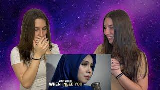 FIRST TIME REACTING TO Vanny Vabiola - When I Need You (Celine Dion) TWINS REACTION | Wong Girls