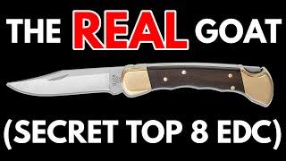 The REAL Top 8 BEST EDC Folding Knives - GREATEST OF ALL TIME 2024!