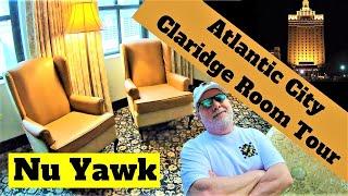 🟡 Atlantic City | Claridge Hotel Room Tour. It's Old. The Bathroom Is Tiny. But It's Clean & Cheap!