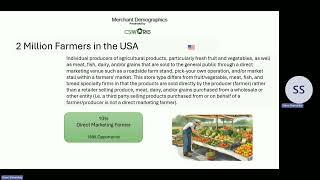 Of 2Million Farmers in USA 189K are also merchants. could be clover merchants