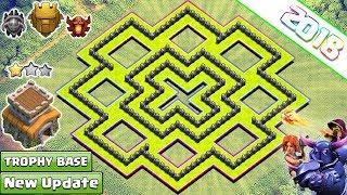 New BEST TH8 TROPHY/FARMING Base 2018!! Anti 3 & 2 Stars th8 Base Layout - Clash of Clans