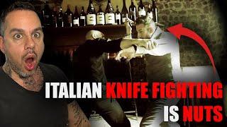 The most unique knife fighting system i've seen - Italian Lajolo Knife Fighting