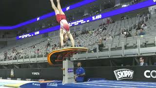 Grant Bowers  - Vault  - 2024 Xfinity U.S. Championships -  Junior Men Day 1