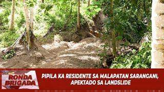 Pipila ka residente sa Malapatan Sarangani, apektado sa landslide