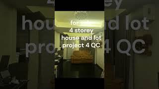 FOR SALE  4 Storey House and Lot in Project 4, QC 002