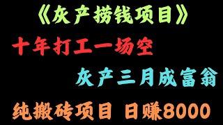 灰产 网赚项目 搬砖套利日赚8000的网络赚钱灰产平台 热门黑灰产项目最新教程（灰产阿斌）