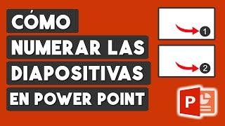 Como Numerar Diapositivas en Power Point