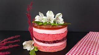 Triple layered cheesecake recipe | fruit jelly dessert recipe |