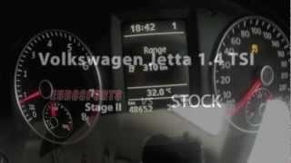 Volkswagen Jetta 1.4 TSI Stock vs Stage 2 - EUROSPORTS PERFORMANCE TUNING