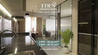 3 BHK Luxurious Flats in Chandkheda | Flats in 56.44 lac.* to 69.70 lac.* | Eden Parmeshwar | 2bhk