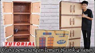 Cara Pasang Lemari Plastik 4 Susun MY TOP