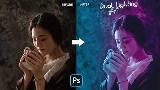 Portrait Dual Lighting Effect | Photoshop Tutorial
