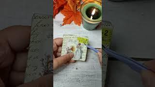 RING JOURNAL WITH ME | paper tag | Scrapbooking | collage | no talking | light music