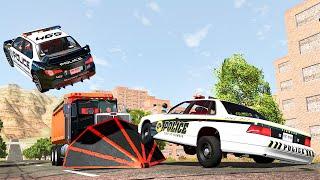 Police Car Chases #45 - BeamNG DRIVE | SmashChan