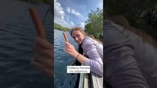 Поймала налима на сардельку#налим #рыба #рыбалка #янао #салехард #прикол #приколы #рек #охота #река