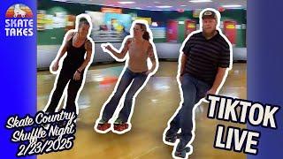 TikTok Live from Skate Country Shuffle Night 2/23/25