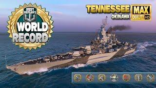 Battleship Tennessee new damage record - World of Warships