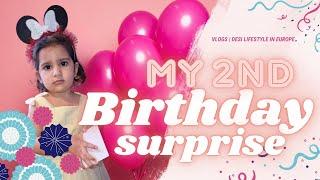 Celina's 2nd Birthday |vlog - Desi  Engineer's European Lifestyle in Europe