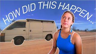 My van broke down... in outback Australia lol